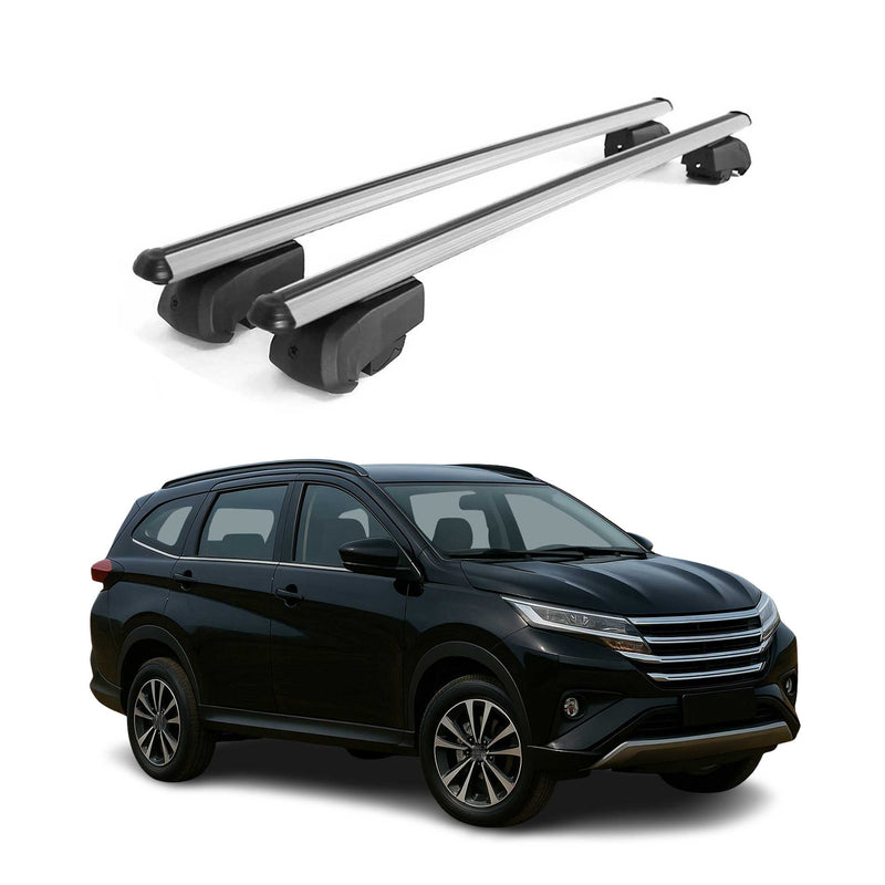 Barres de toit Transversales pour Daihatsu Terios F800 2017-2023 Alu 2 ABE