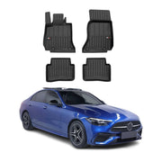 OMAC Tapis de sol noir pour Mercedes Class C W206 2021-2025 4 pcs en TPE