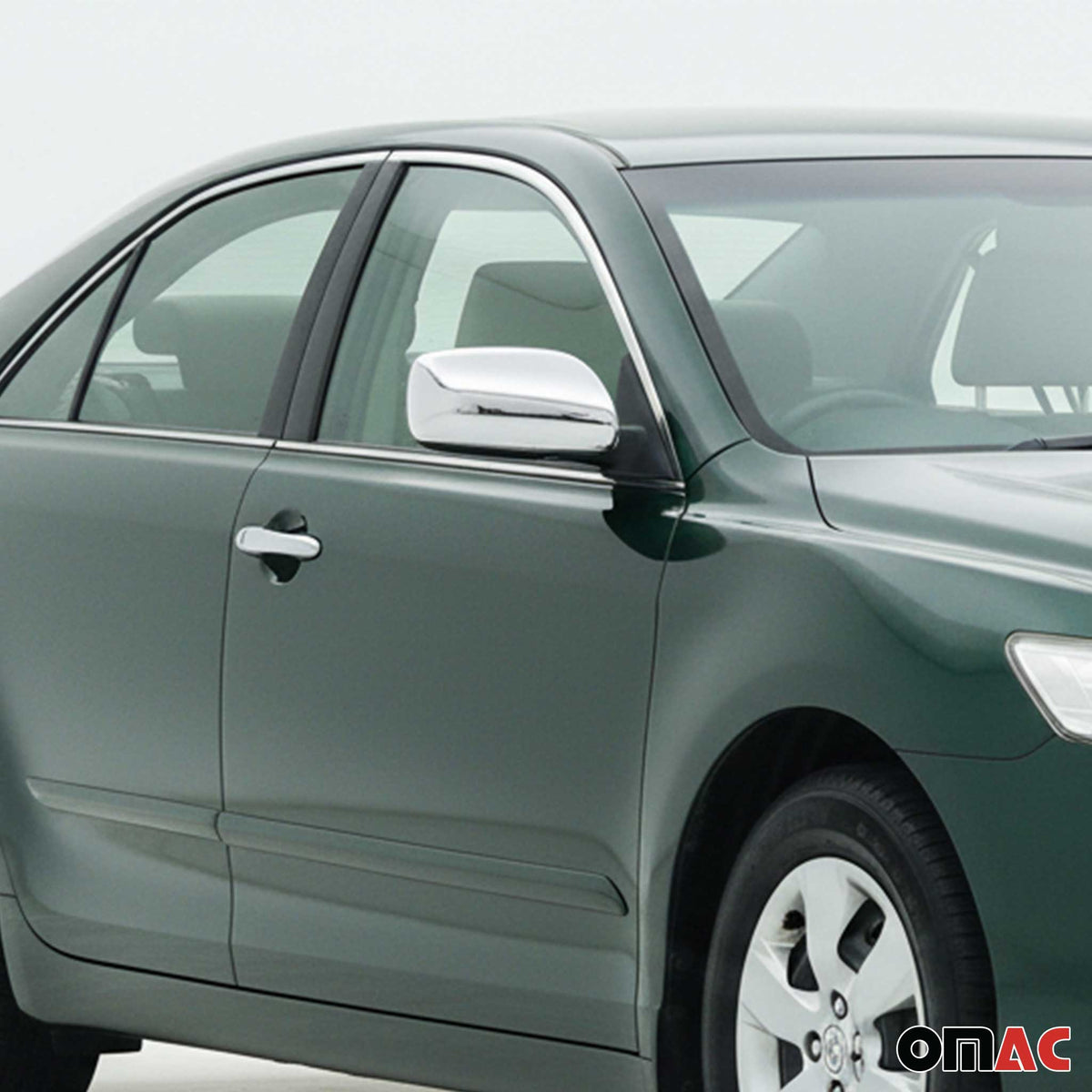 Coques de Rétroviseurs pour Toyota Corolla 2002-2007 en Acier Chromé Argent