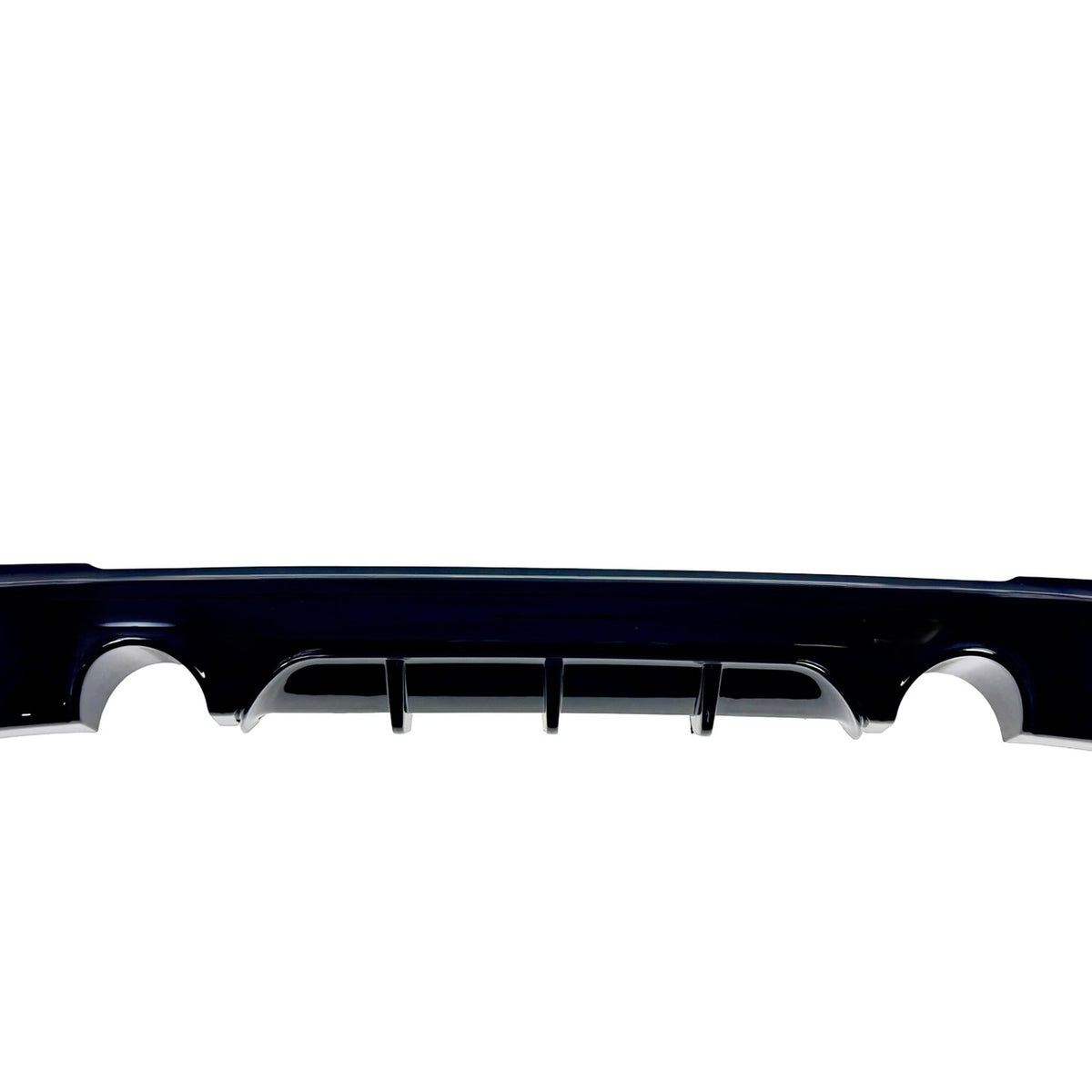 JOM Insert de Pare-choc Arrière pour BMW Série 2 F22/F23 2010-2017 Noir Brillant 1-Rohr (li/re)