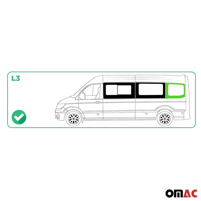 Vitre de Porte pour VW Crafter 2017-2025 L3 Arrière Gauche Verre fixe
