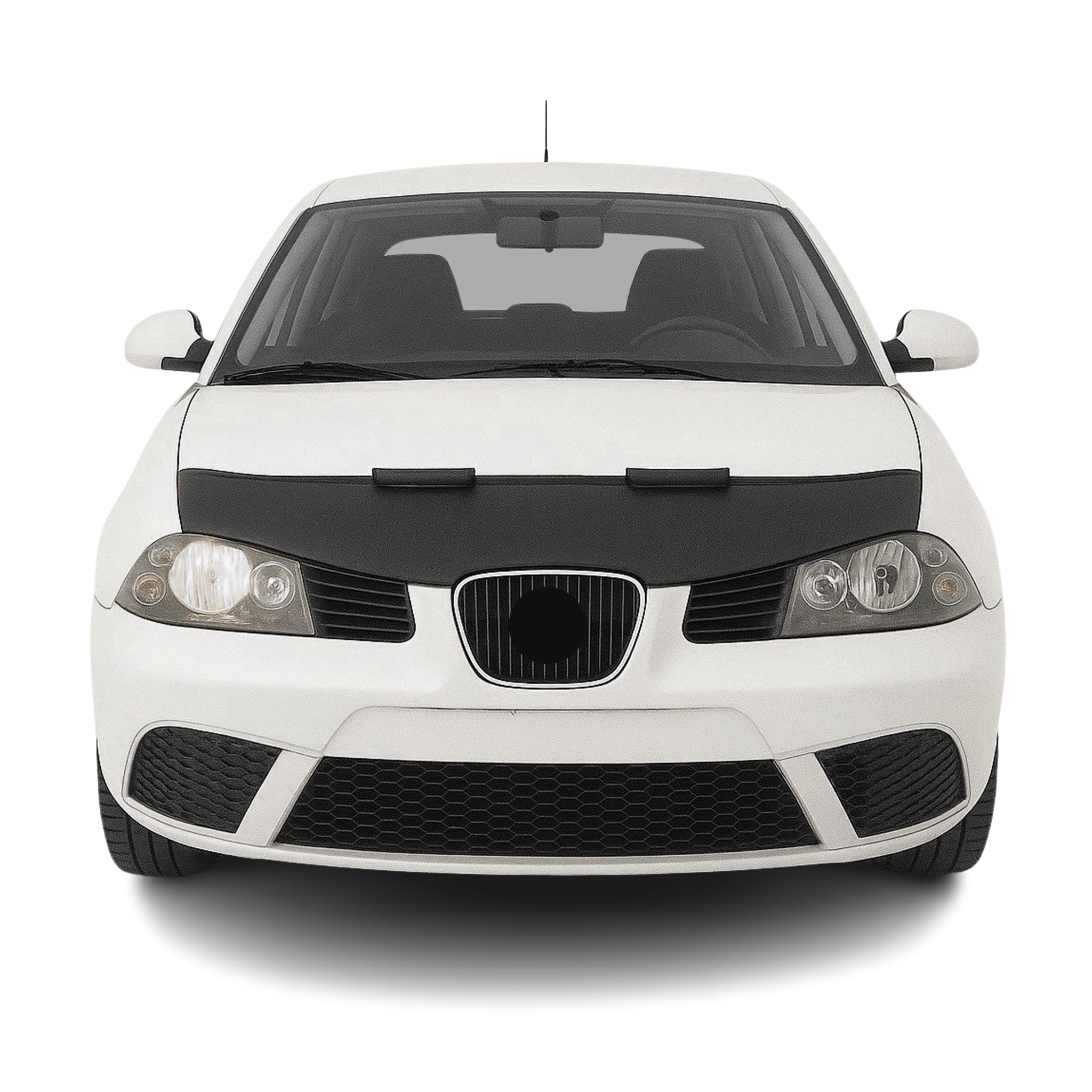 Protège Capot pour Seat Ibiza 2002-2008 Masque de voiture vinyle Noir