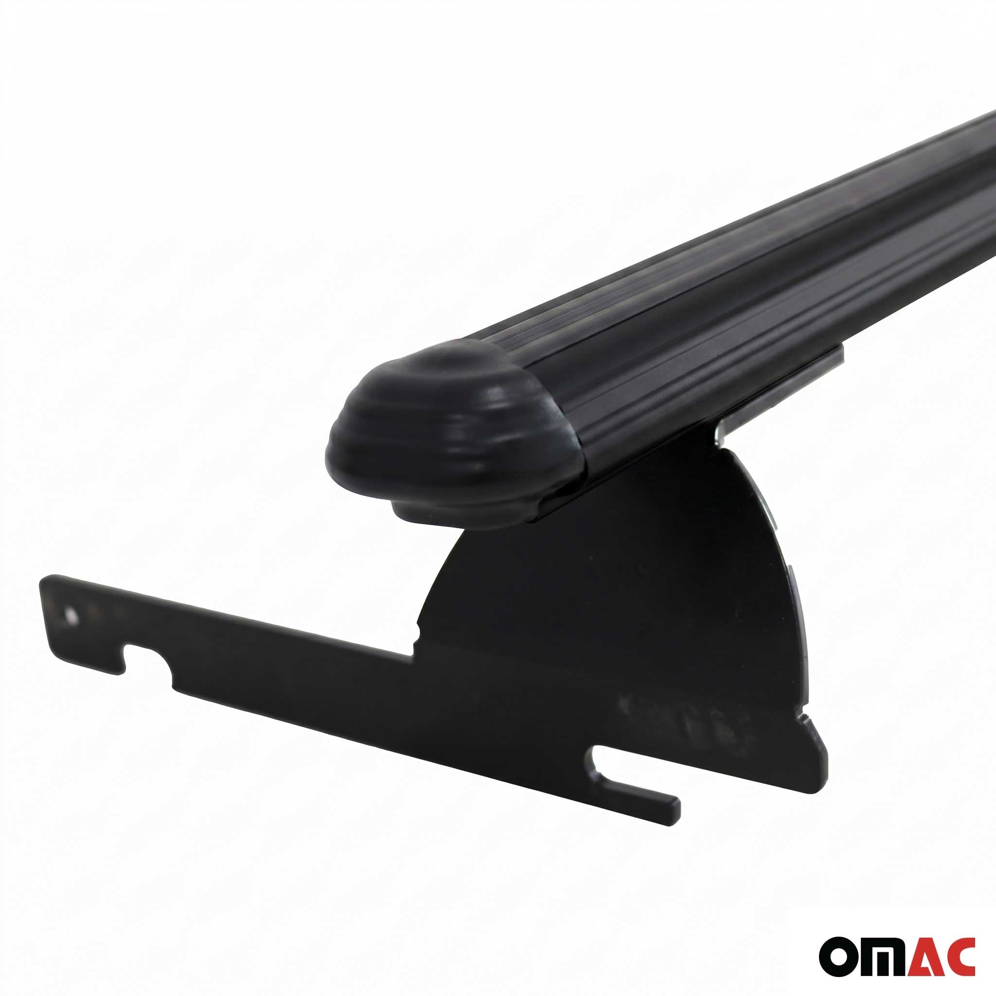Barres de toit transversales pour Ford Ecosport 2014-2023 Aluminium Noir