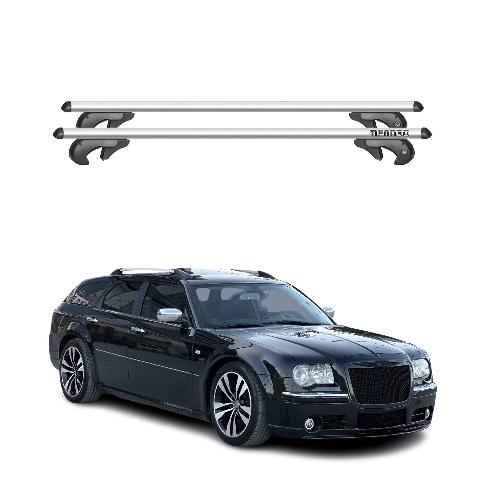 Barres de toit transversales pour Chrysler 300C Break 2005-2011 90kg Alu