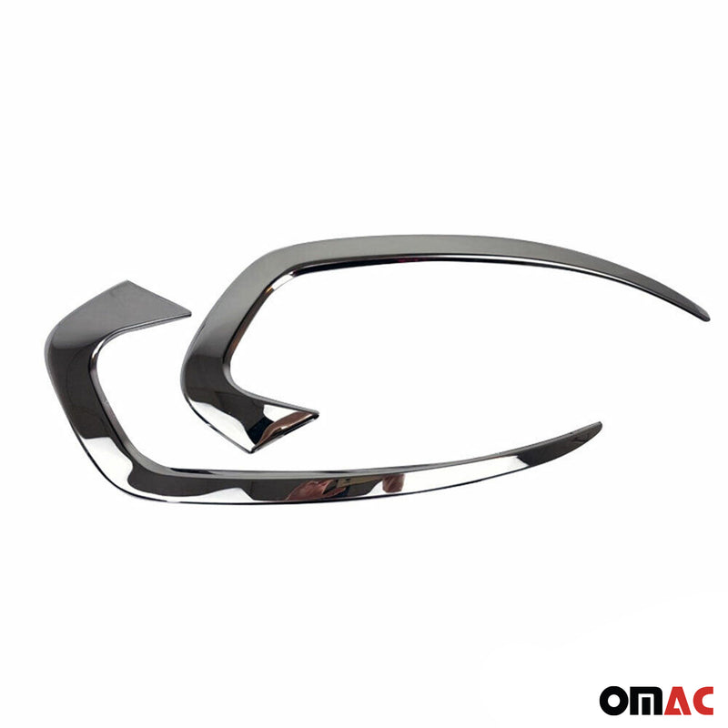 Baguettes de Phare Avant - pour Ford Tourneo Courier 2014-2024 inoxy chromé
