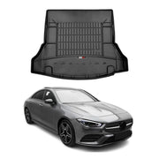 Tapis de Coffre pour Mercedes Classe CLA C118 2019-2026 TPE Noir