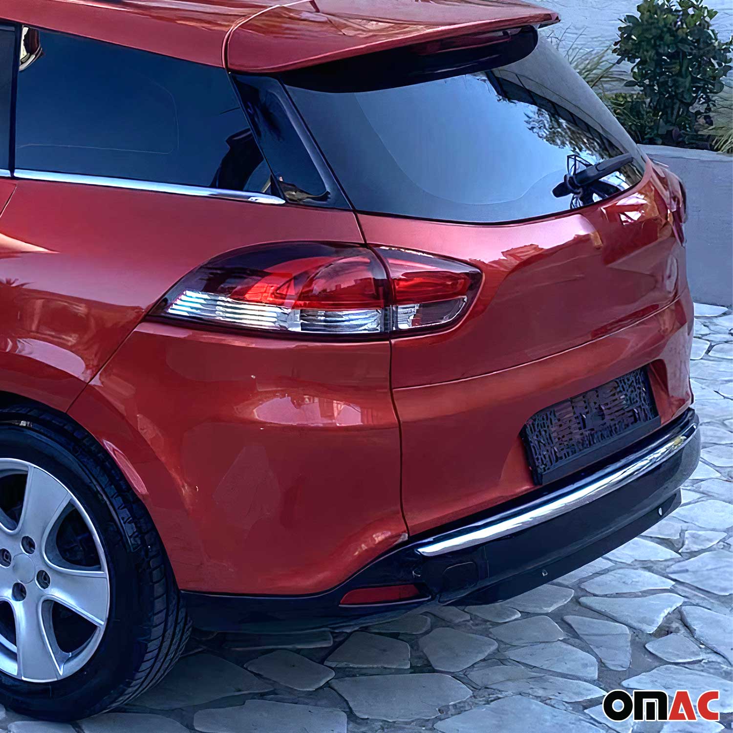 Moulure de Pare-chcos Arrière pour Renault Clio IV Grandtour 2012-2019 acier