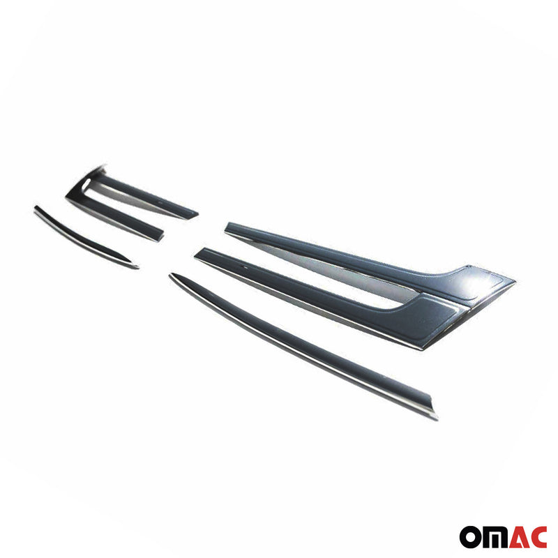 Moulure de Grille de Calandre pour VW Transporter T5 2009-2015Acier Chromé 4Pcs