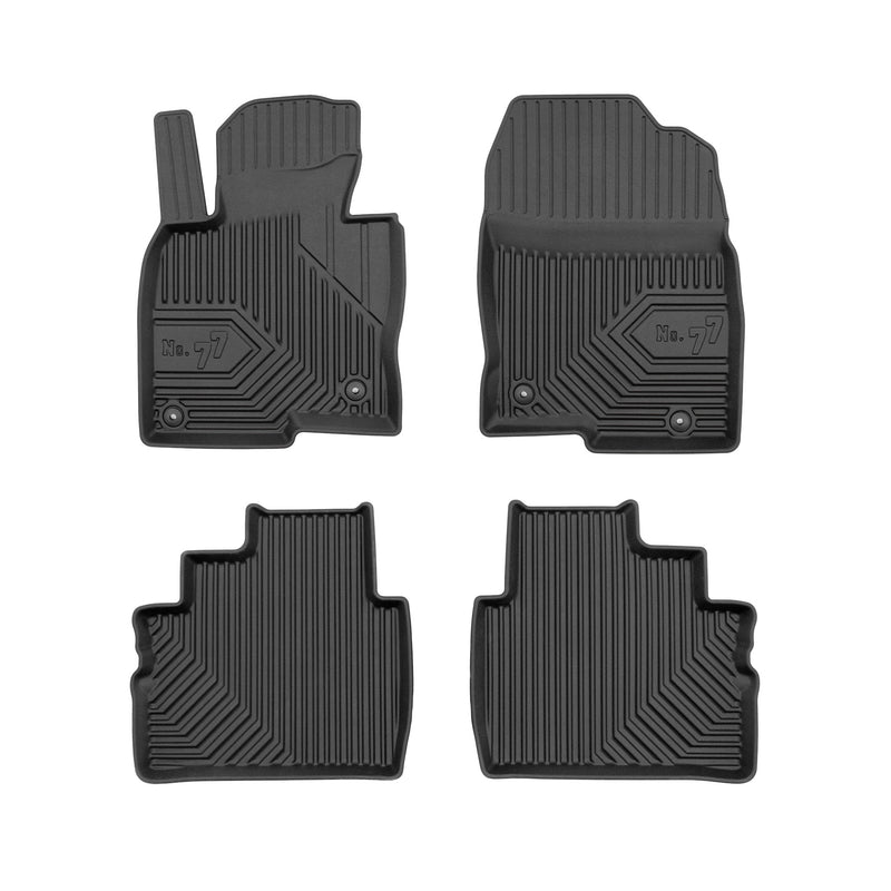 Tapis de Sol de Voiture pour Mazda CX-5 II 2017-2025 TPE Antidérapant Noir 4Pcs