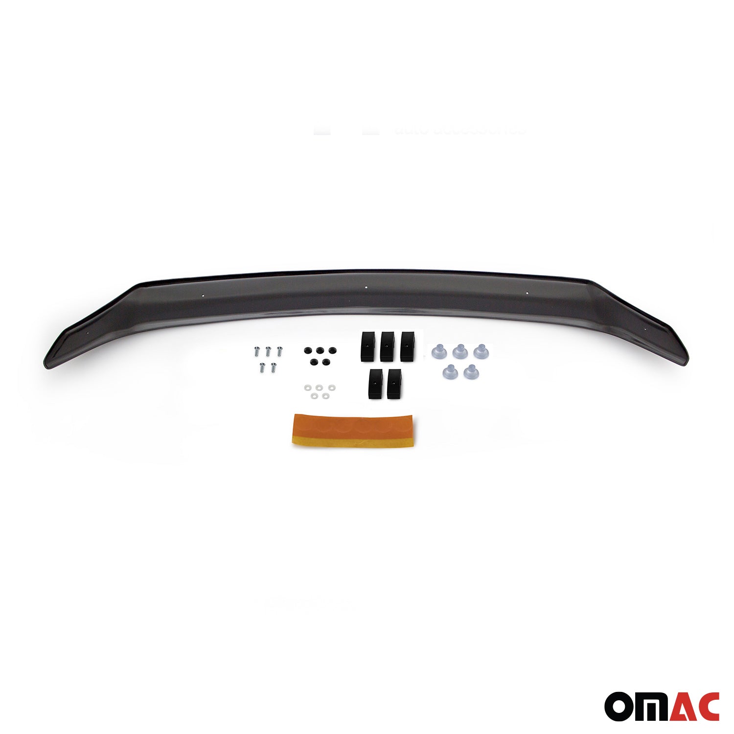 Deflecteurs d'air capot de voiture pour Isuzu D-Max 2005-2012 Acrylique Noir