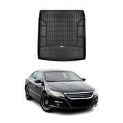 Tapis de Coffre pour VW Passat CC 2012-2016 TPE Noir