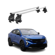 Barres de toit transversales pour Renault Rafale E-Tech 2024-2025 Acier Gris 2x