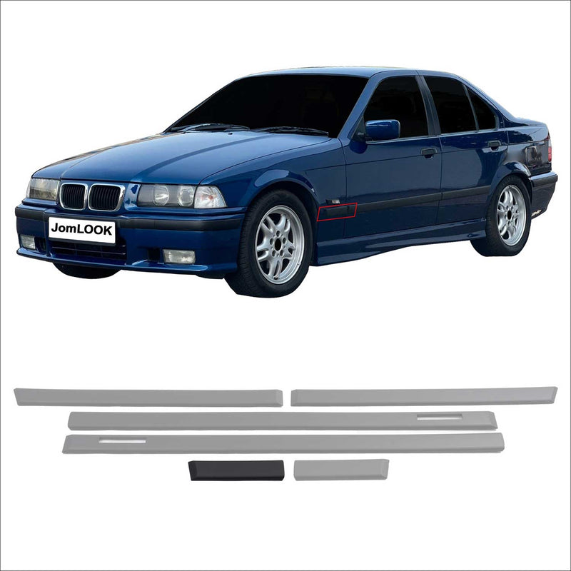 Baguettes latérales Garnitures De Portière pour BMW Series 3 E36 Berline/ Break