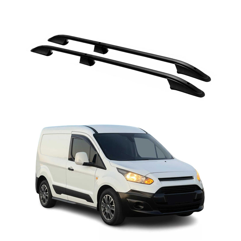 Barres de toit longitudinales pour Ford Connect 2014-2024 L1 Alu Noir