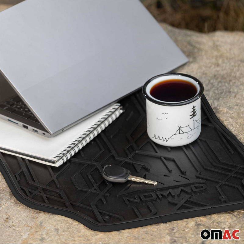 Tapis de sol pour BMW Série 3 E92 2006-2012 sauf xDrive Caoutchouc 2Pcs Noir