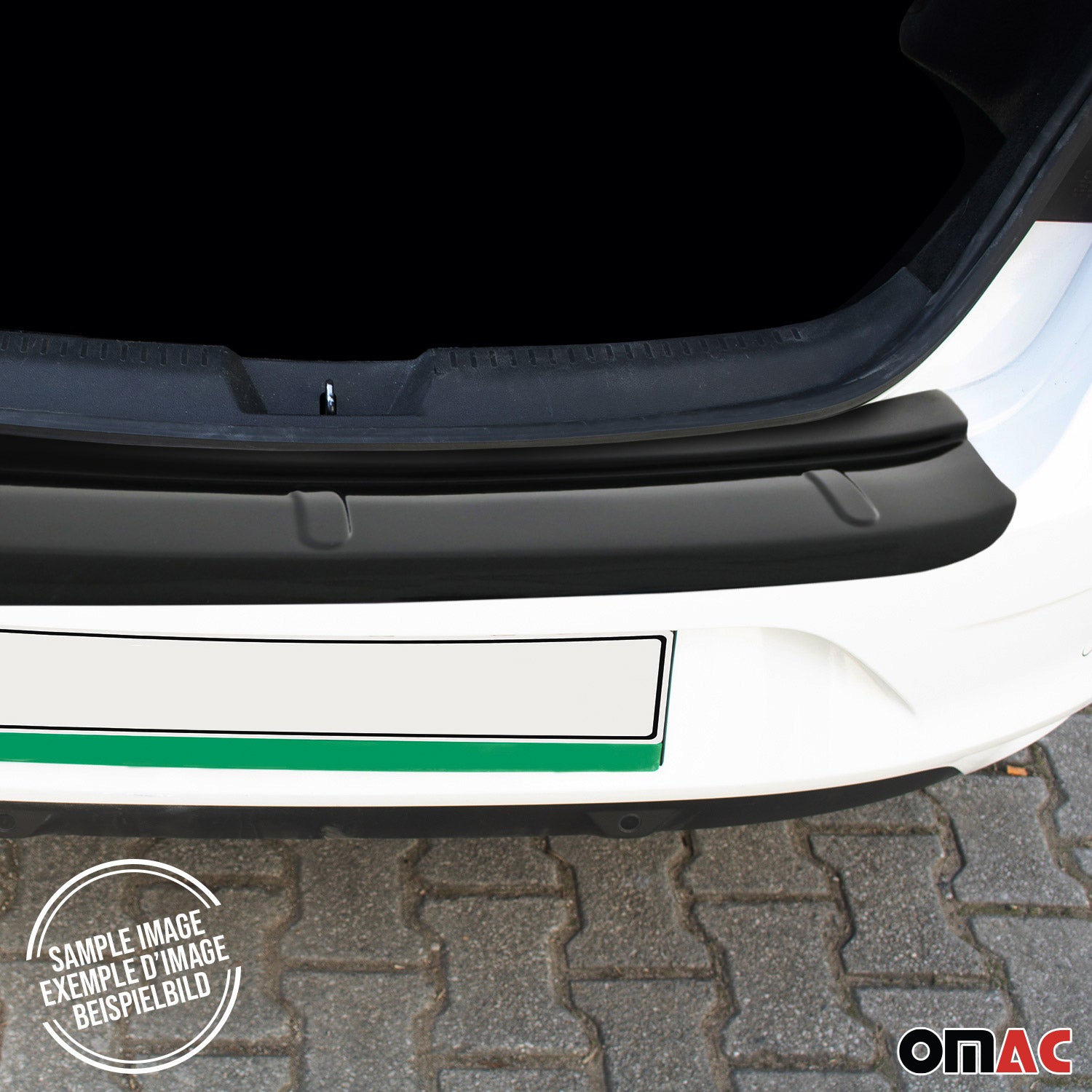 Protection de Pare-Chocs Arrière pour VW Multivan T7 2022-26 Acryl noir brillant