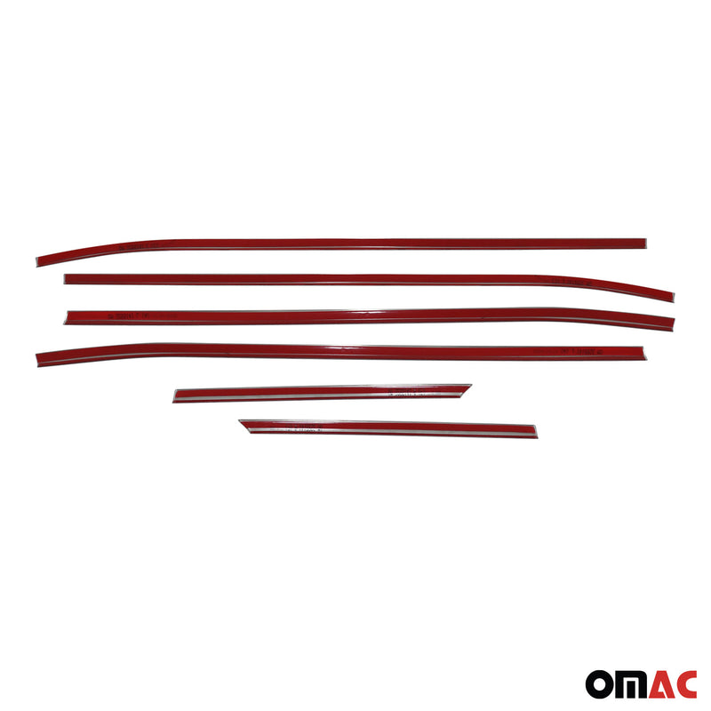 Garniture de Fenêtre pour Hyundai Tucson SUV 2022-2025 Acier Inox Brillant 6x