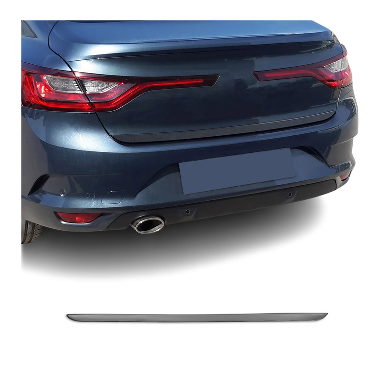 Arrière coffre couvercle moulure pour Renault Megane 2016-2020 inox Chromé Foncé