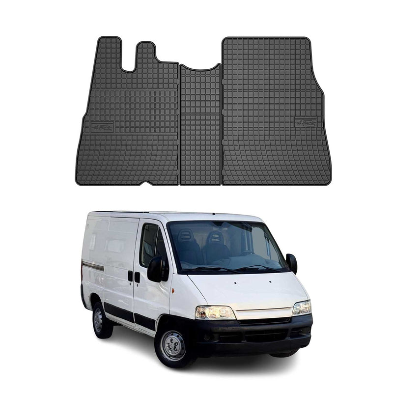 Tapis de Sol pour Peugeot Boxer 1994-2006 Convient à 1ème rangée Caoutchouc