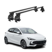 Menabo Barres de toit transversales pour MG MG3 2024-2026 Acier Noir 2x