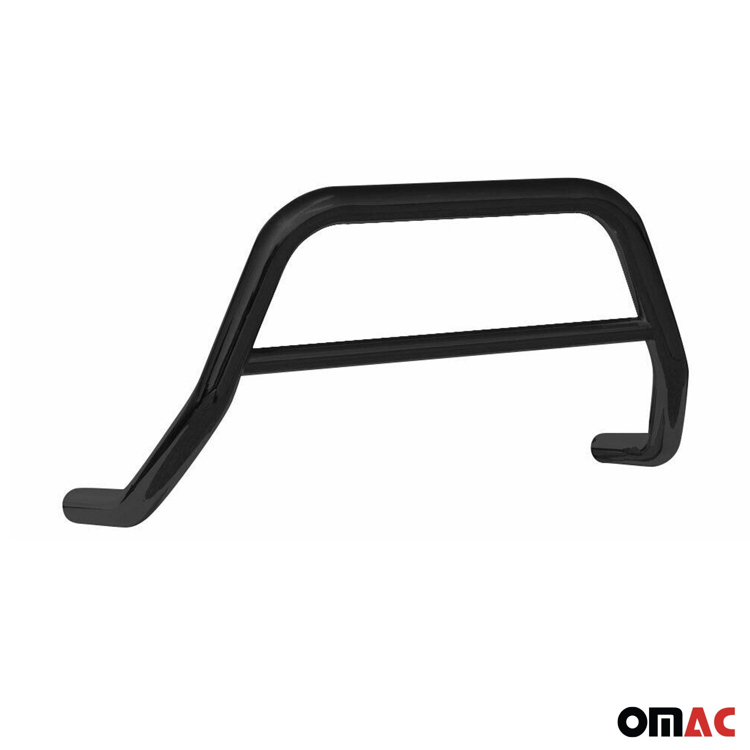 Pare-Buffle Avant Pour Ford Kuga II 2017-2019 Facelift en Acier Inox Noir ABE