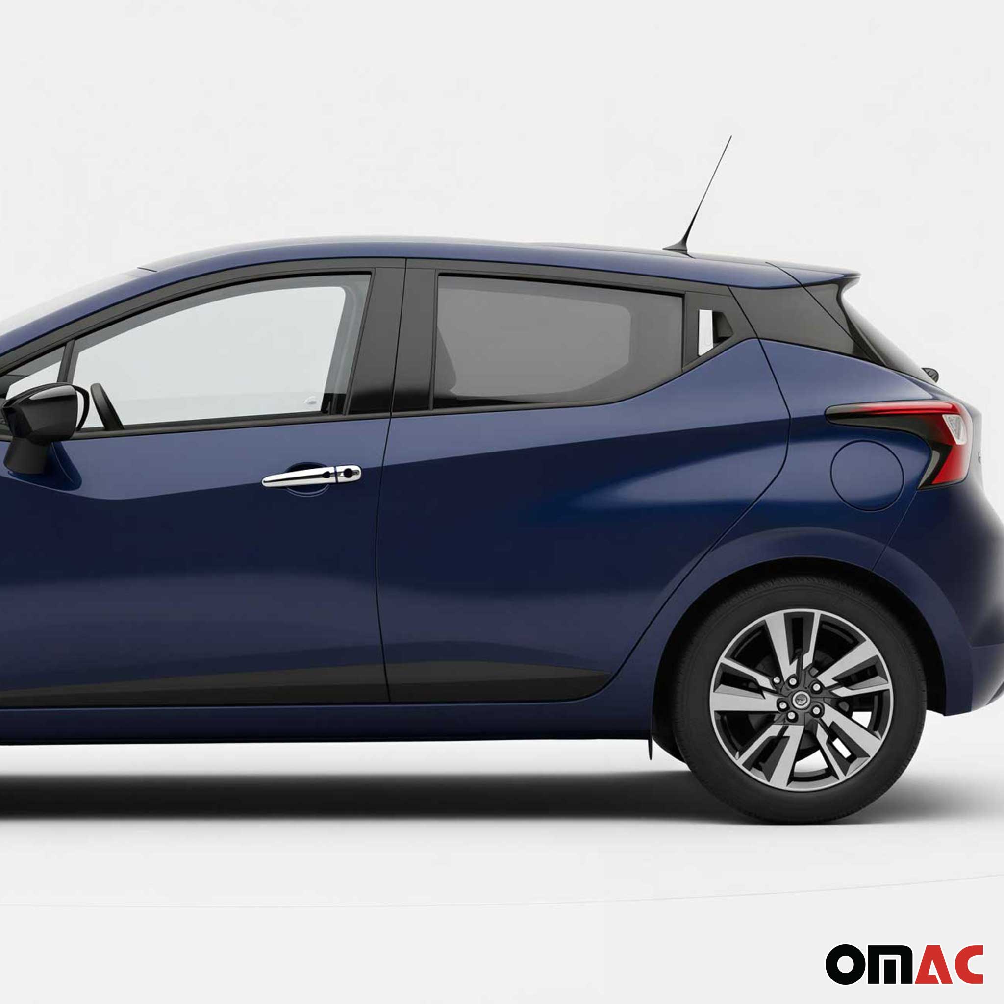 Couverture de poignée de porte pour Nissan Micra 2017-2020 en Acier Inox 6Pcs