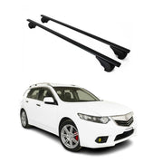 Barres de toit transversales pour Acura TSX Sportwagon 2010-2014 2Pcs Noir