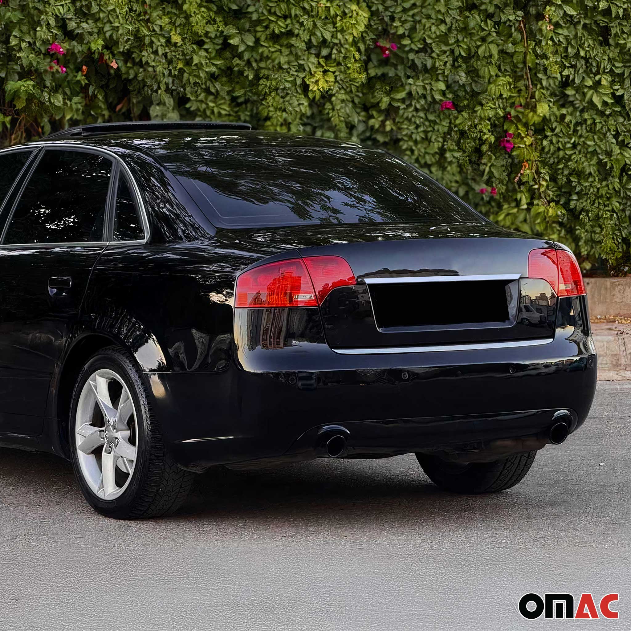 Couvercle de poignée de hayon pour Audi A4 B7 Berline 2004-2008 en acier inox