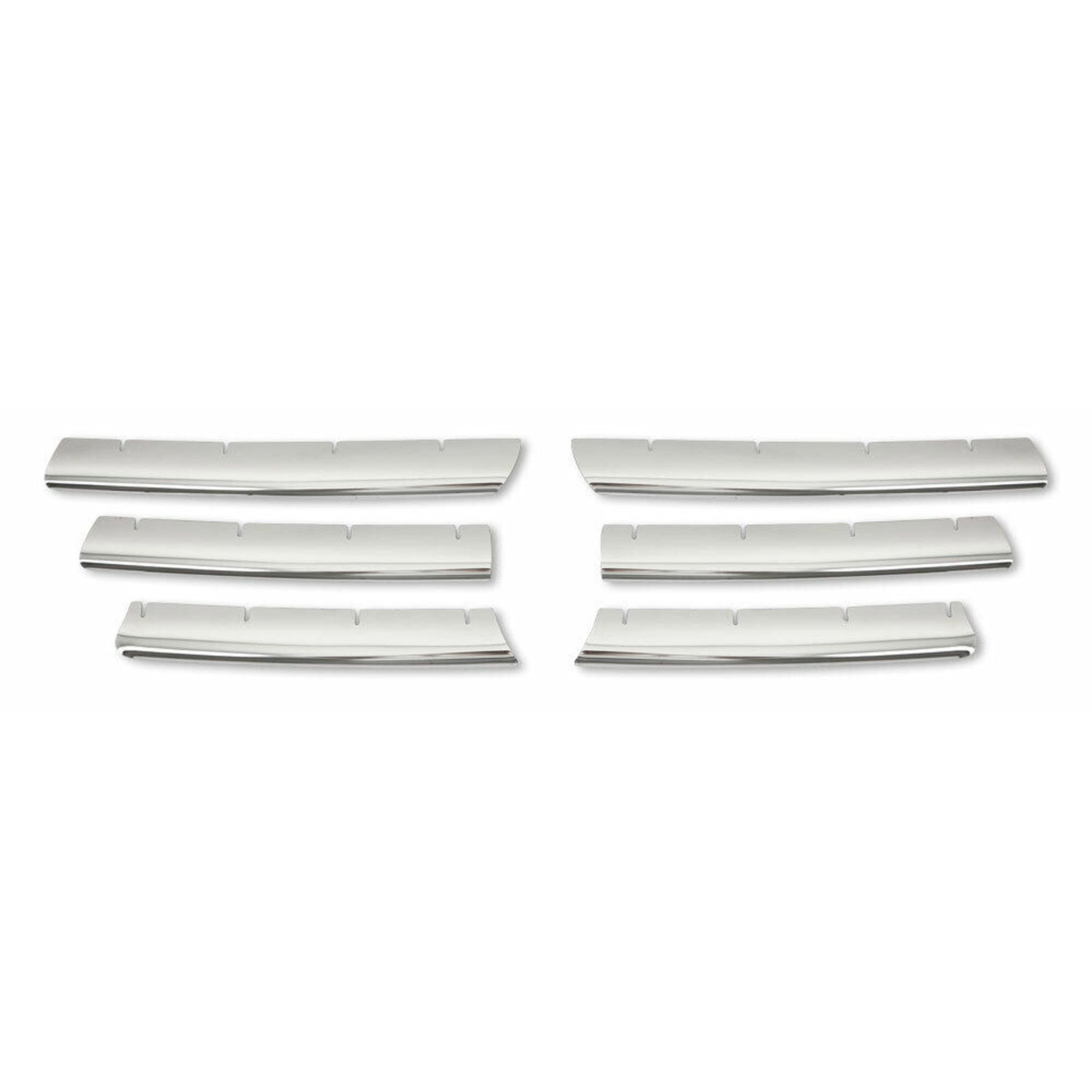 Moulure de Grille de Calandre pour VW Caddy Life 2004-2010 Chromé 6Pcs