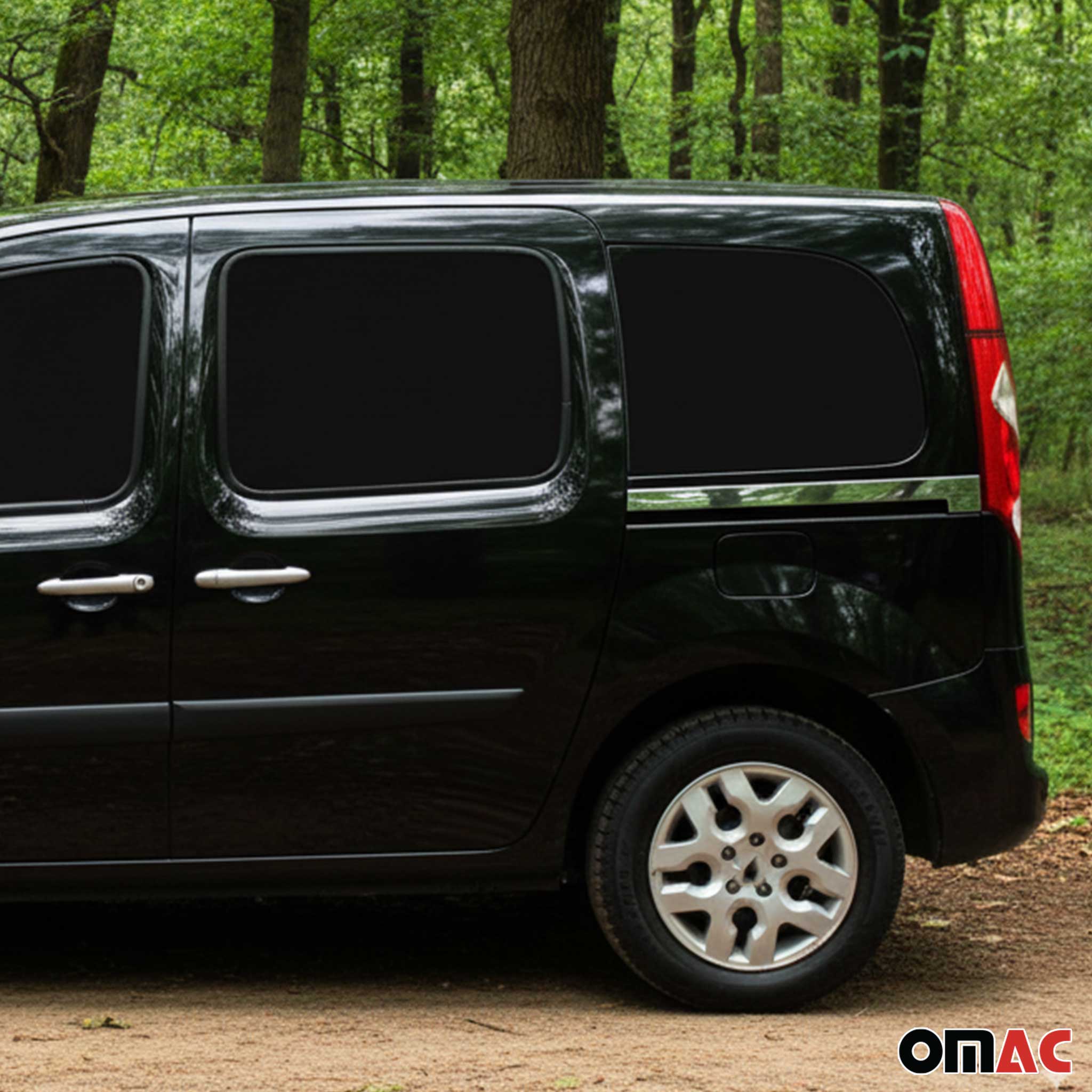 Bande de Porte latérale pour Renault Kangoo 2008-2021 en acier inoxydable 2Pcs