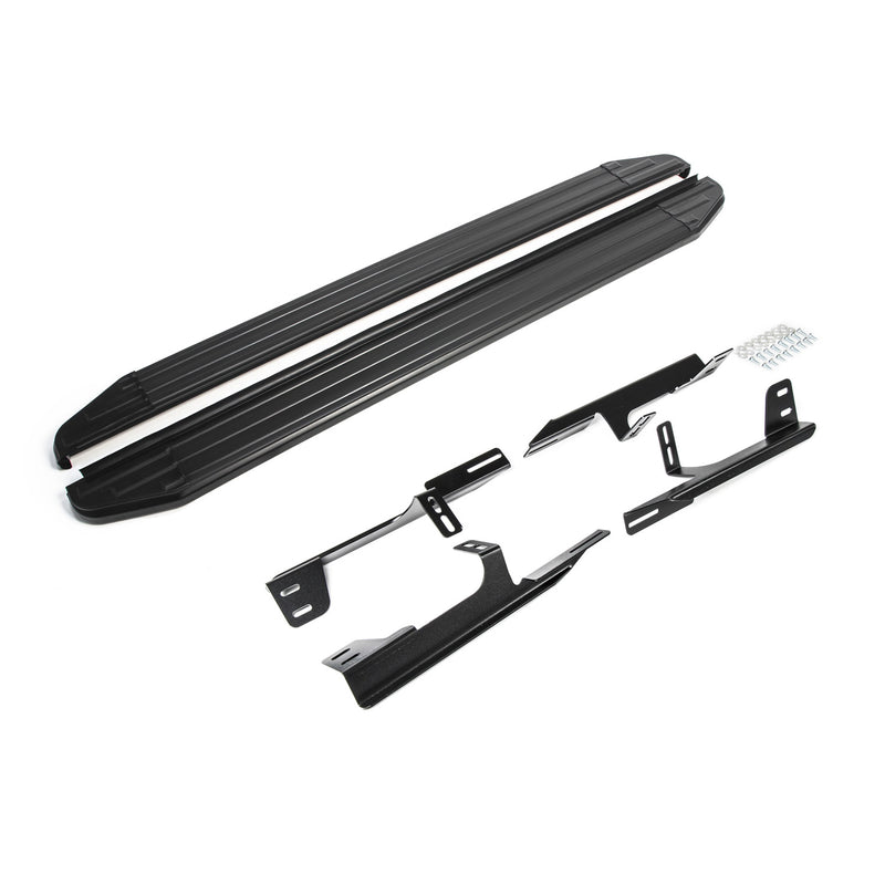 Marchepieds Latéraux pour Honda CR-V 2012-2016 Alu Noir ABE