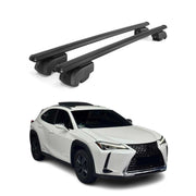 Barres de toit Transversales pour Lexus UX 2019-2021 Aluminium Noir