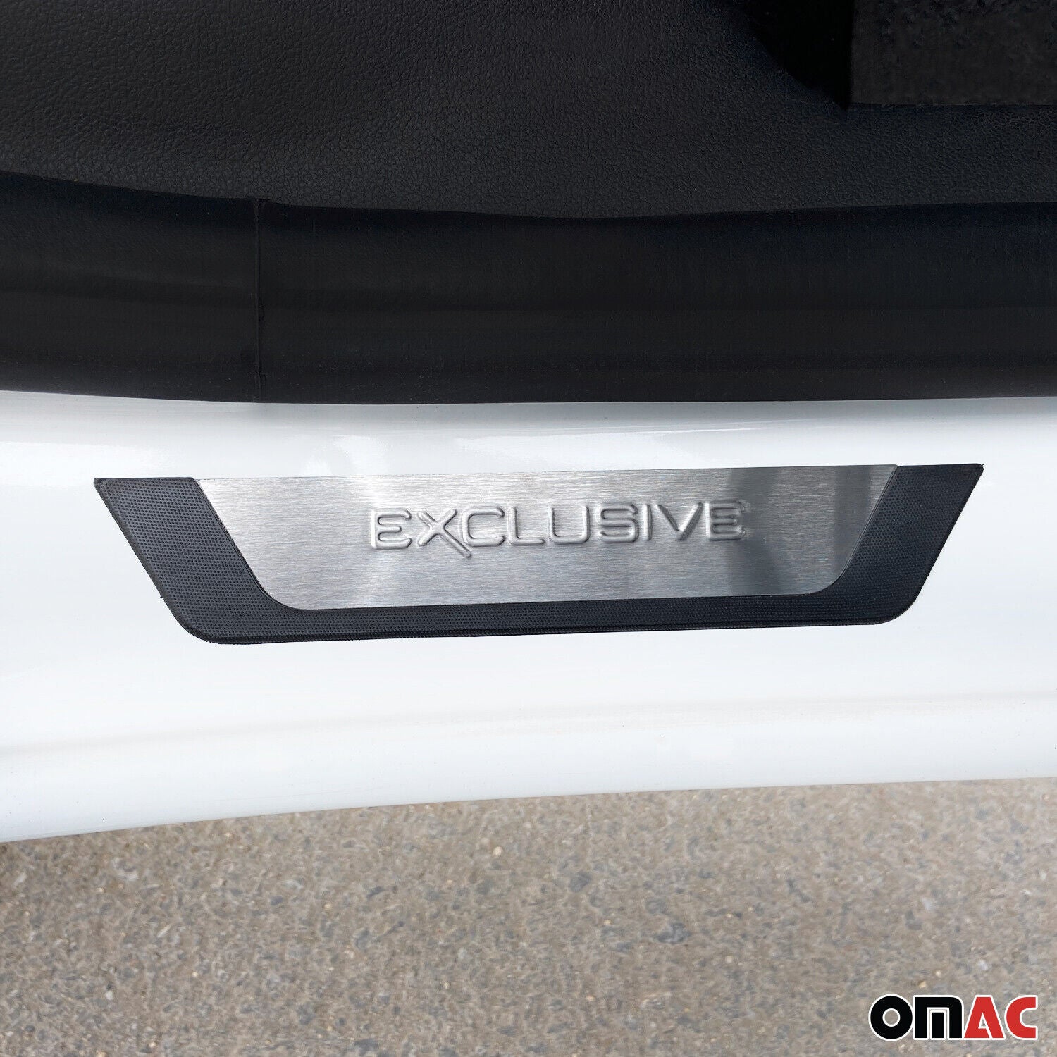 Couverture de seuil de porte pour Opel Mokka/Mokka-e 2021-2026 inox chromé 4 Pcs