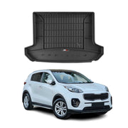 Tapis de Coffre pour Kia Sportage 2015-2020 TPE Noir