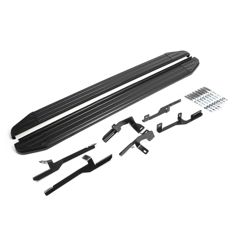 Marchepieds Latéraux pour Kia Sportage 2016-2025 Aluminium Noir 2Pcs