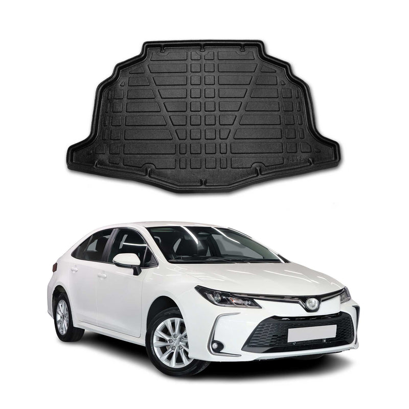 Tapis de Coffre pour Toyota Corolla Hybrid 2019-2022 HB en TPE Noir