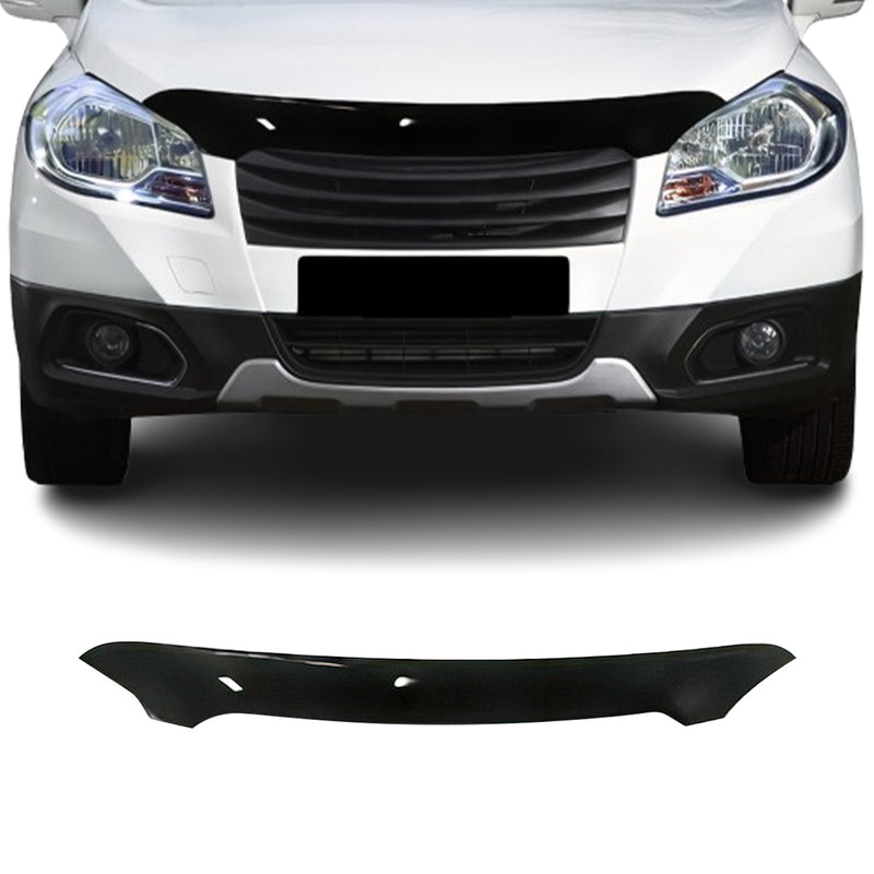 Deflecteurs d'air capot de voiture pour Suzuki SX4 2013-2016 Acrylique Noir