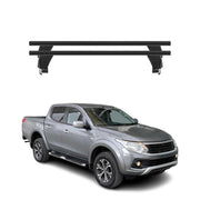 Menabo Barres de toit Transversales pour RAM 1200 2016-2019 Alu Noir ABE 2x