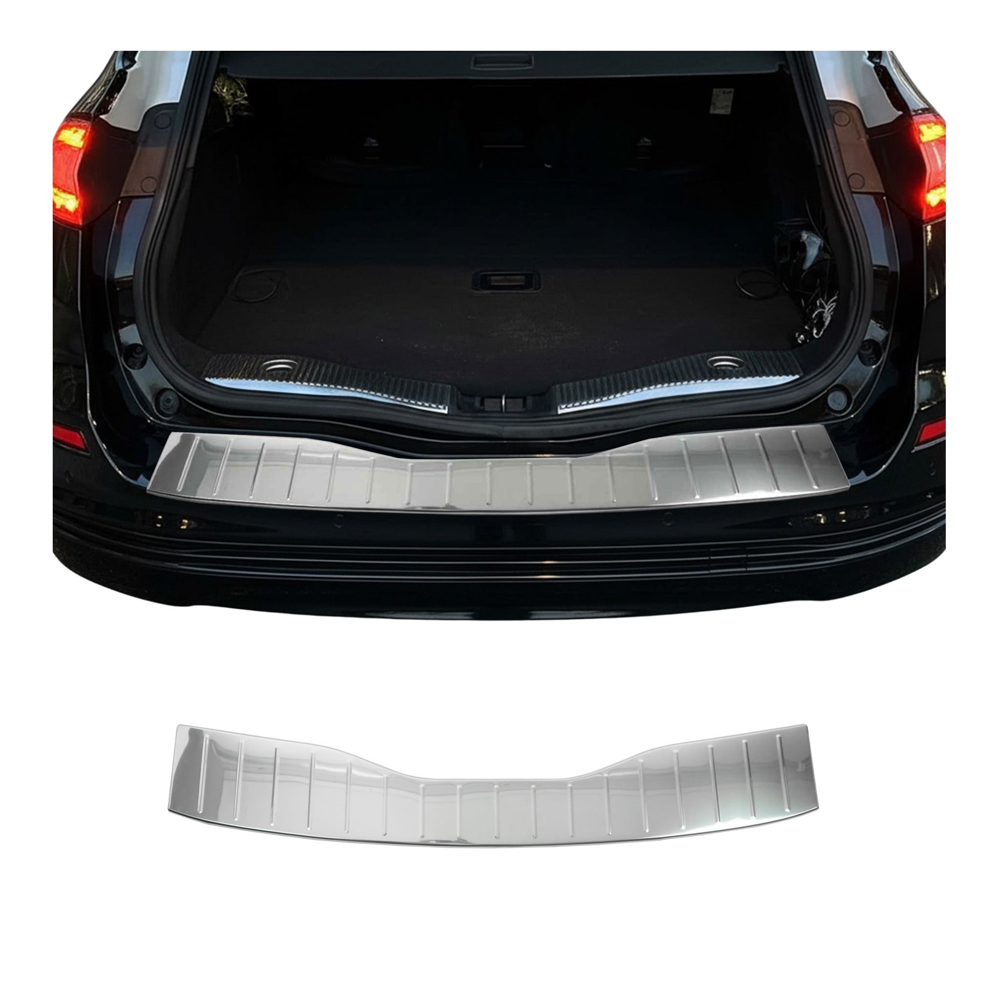 Protection de Pare-Chocs Arrière pour Ford Mondeo IV Break 2014-2022 Inox polie