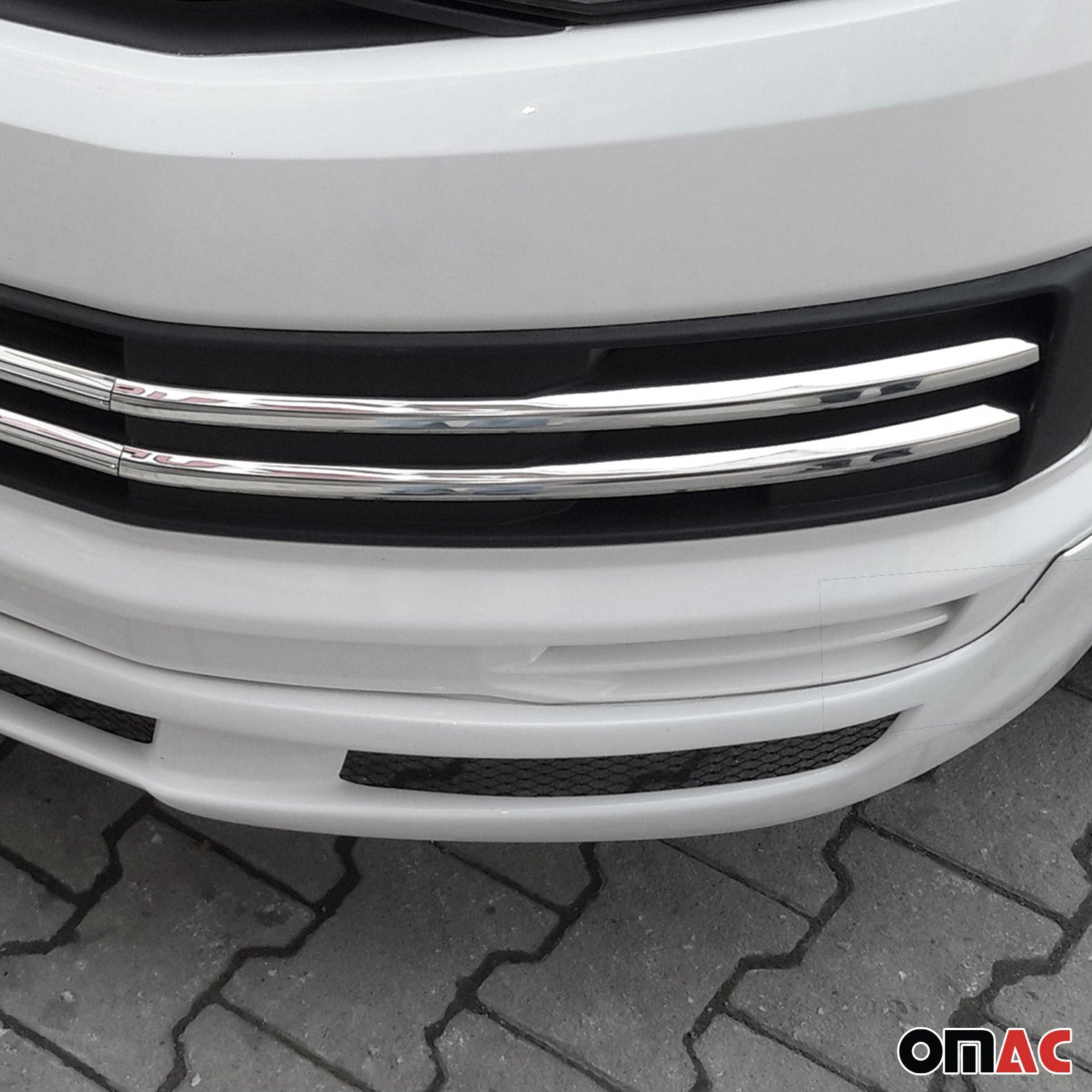 Moulure de Grille de Calandre pour VW T6 Transporter tout 2015-2019 Chromé 6Pcs
