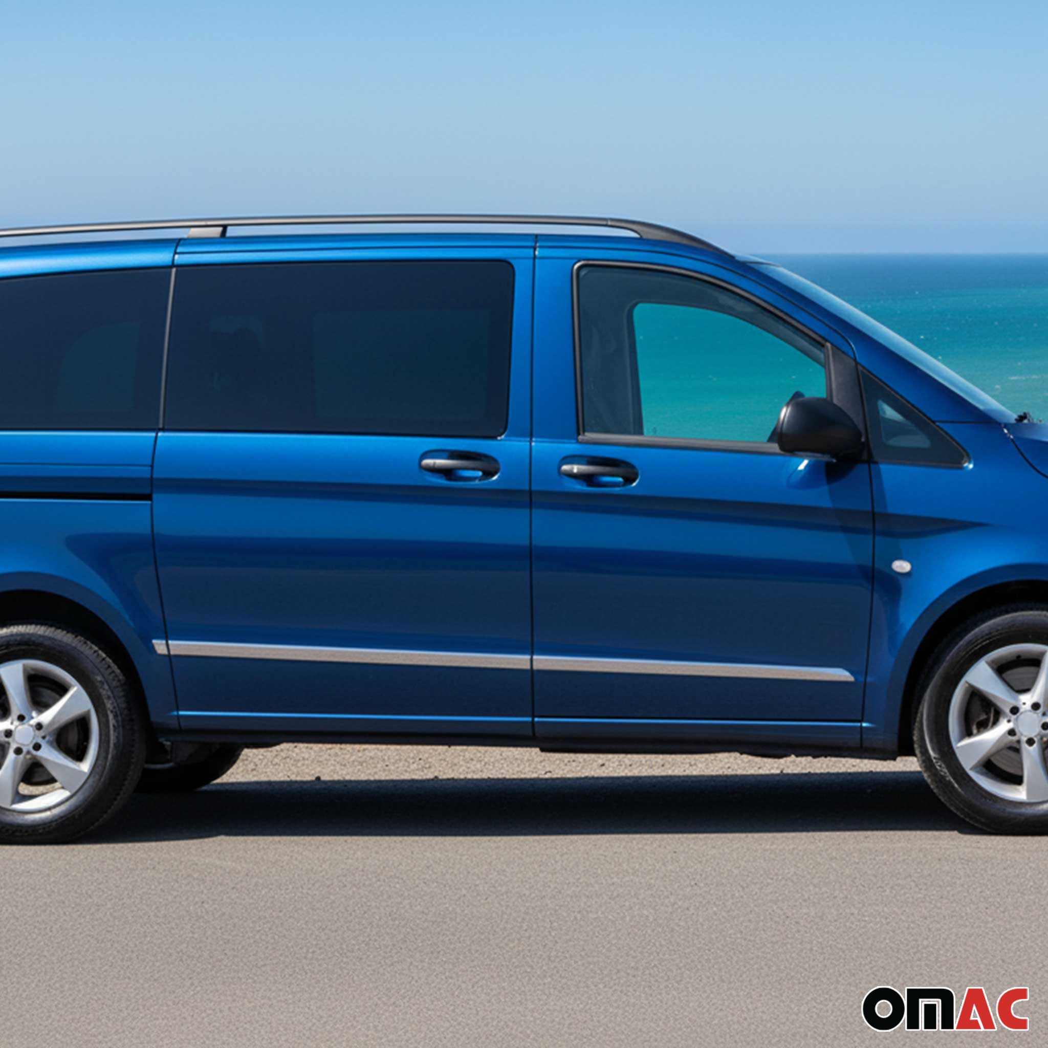 Garniture Baguette de porte latérale pour Mercedes Vito W447 1Porte L1/L2