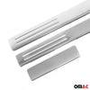 Couverture de Seuil de porte pour VW Polo 2017-2020 acier inox chromé 4 Pcs