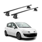 Barres de toit transversales acier pour Renault Grand Modus 2008-2013 Noir 2Pcs