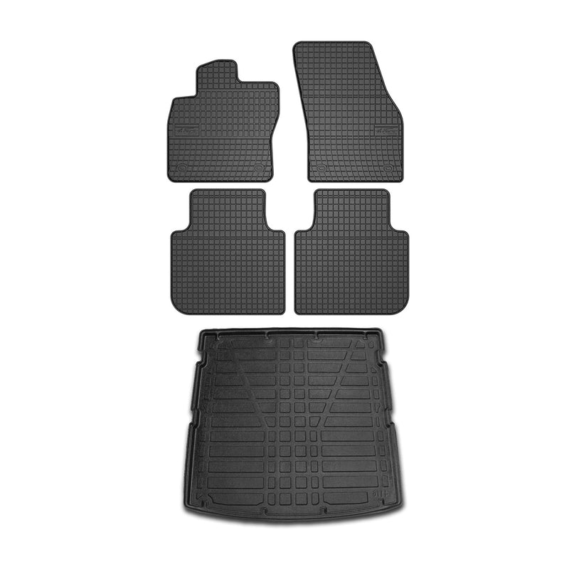 Kit Tapis de sol et coffre pour Seat Tarraco 2019-2024 TPE Noir