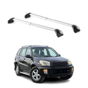 Barres de toit pour Toyota RAV4 2000-2006 3-5P Gris Argenté 2 pièces ABE
