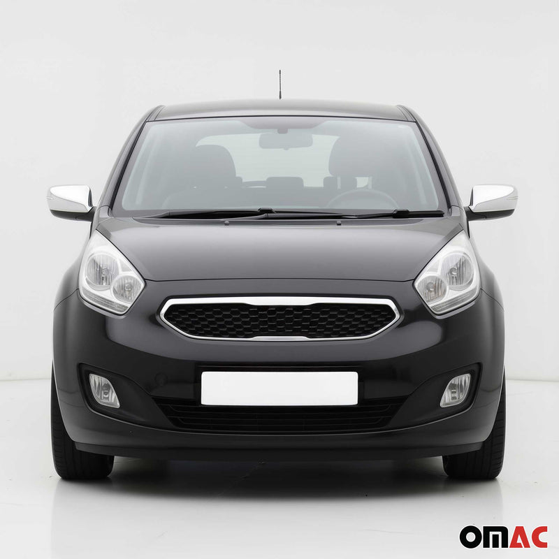 Coques de Rétroviseurs pour Kia Venga 2009-2019 2x Acier Inox Chromé