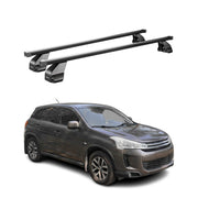 Barres Transversales Menabo pour Citroen C4 Aircross 2012-2017 Noir