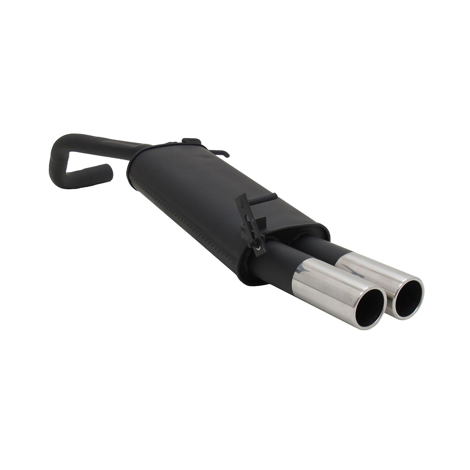 Échappement arrière sport Novus pour VW Polo 9N / 9N3 Facelift 2x76mm avec ABE
