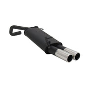Échappement arrière sport Novus pour VW Polo 9N / 9N3 Facelift 2x76mm avec ABE
