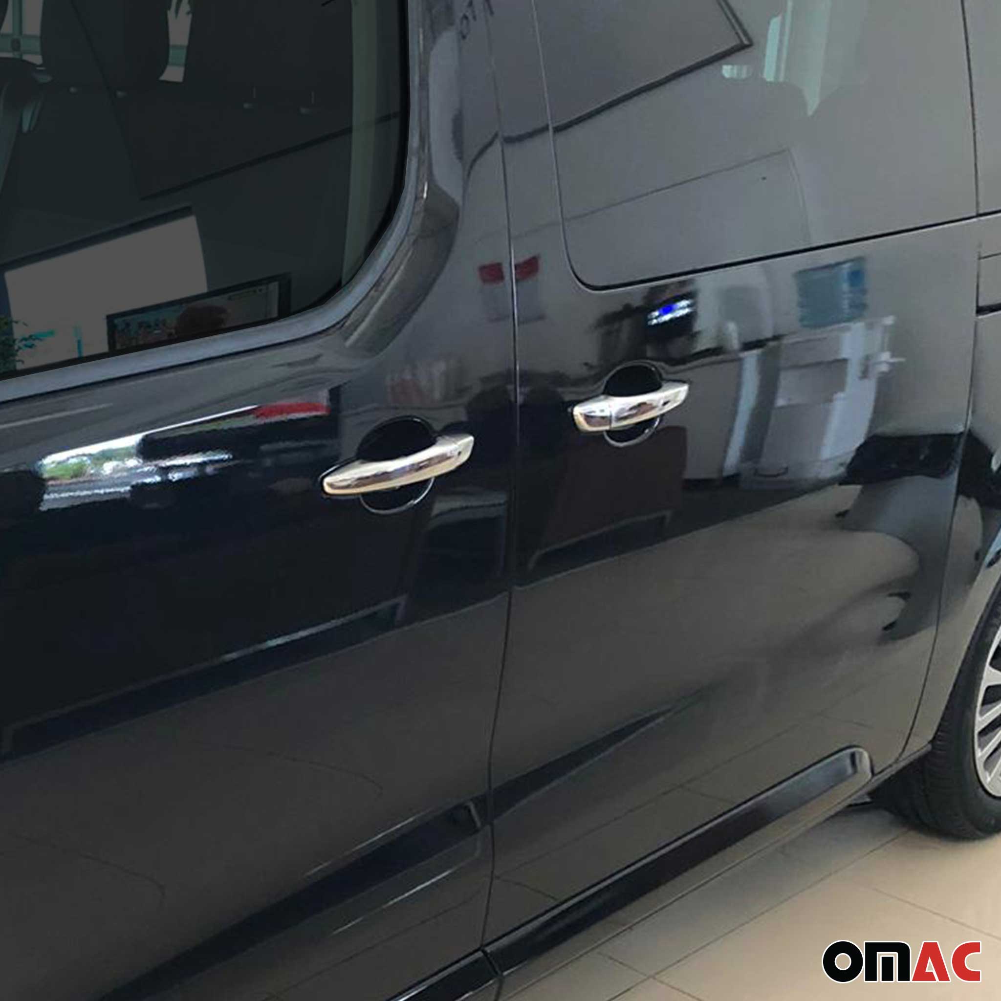 Couverture de poignée de porte pour Peugeot Expert Traveller 2016-2026 Acier 8x